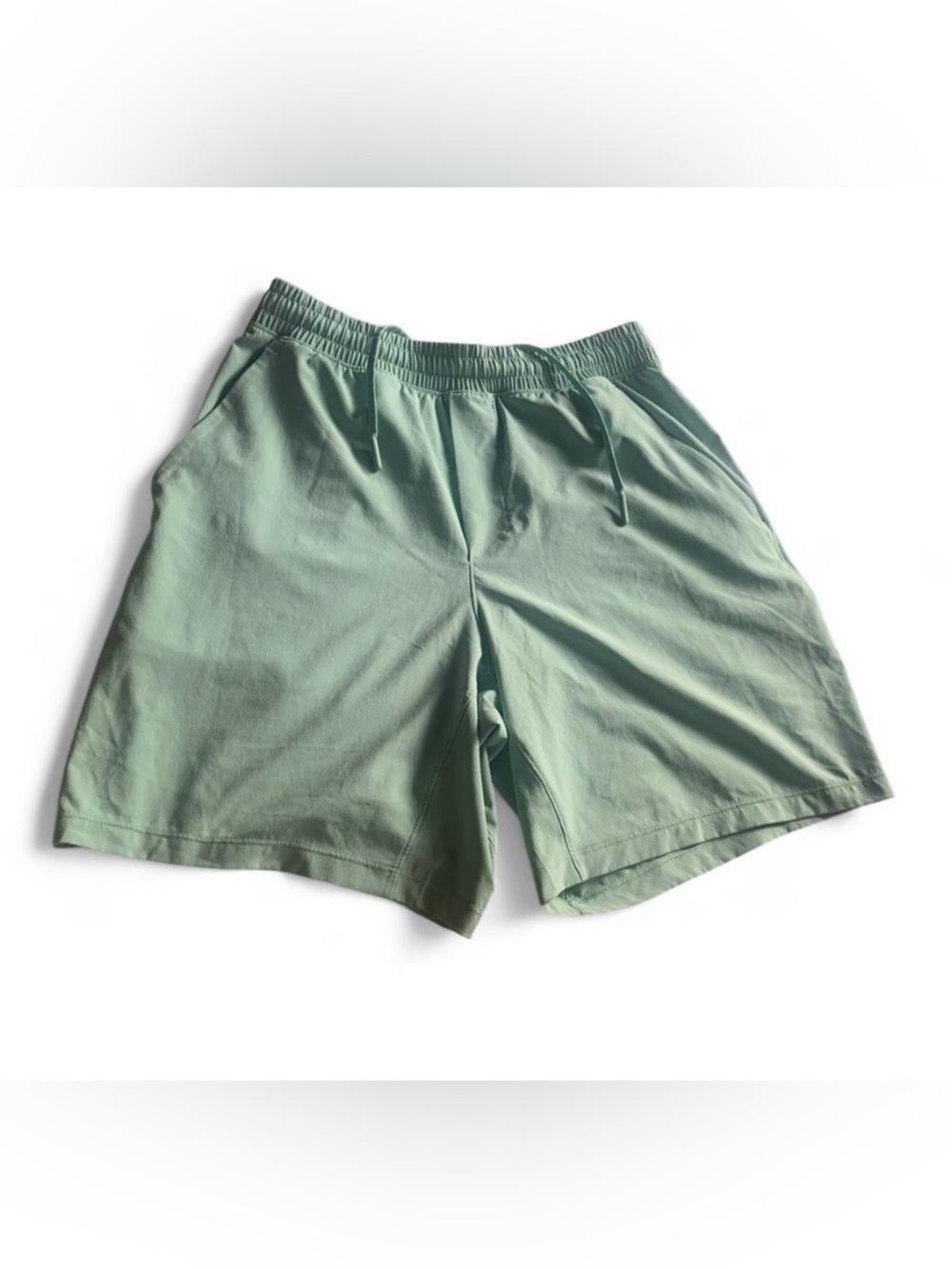 Lululemon pace breaker gray short mint green 7” run athletic casual